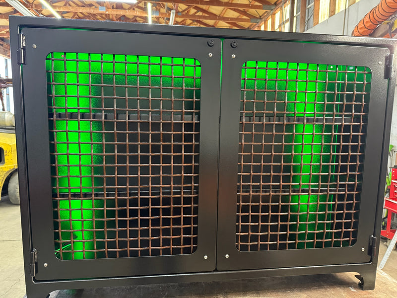 Custom Fabrication metal cabinet