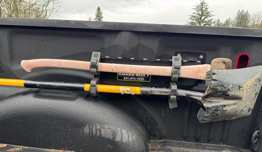 Heavy-duty fire tool mount for trucks